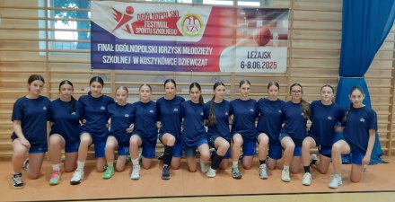 Koszykarki z SP 1 Wisła siódme w Polsce